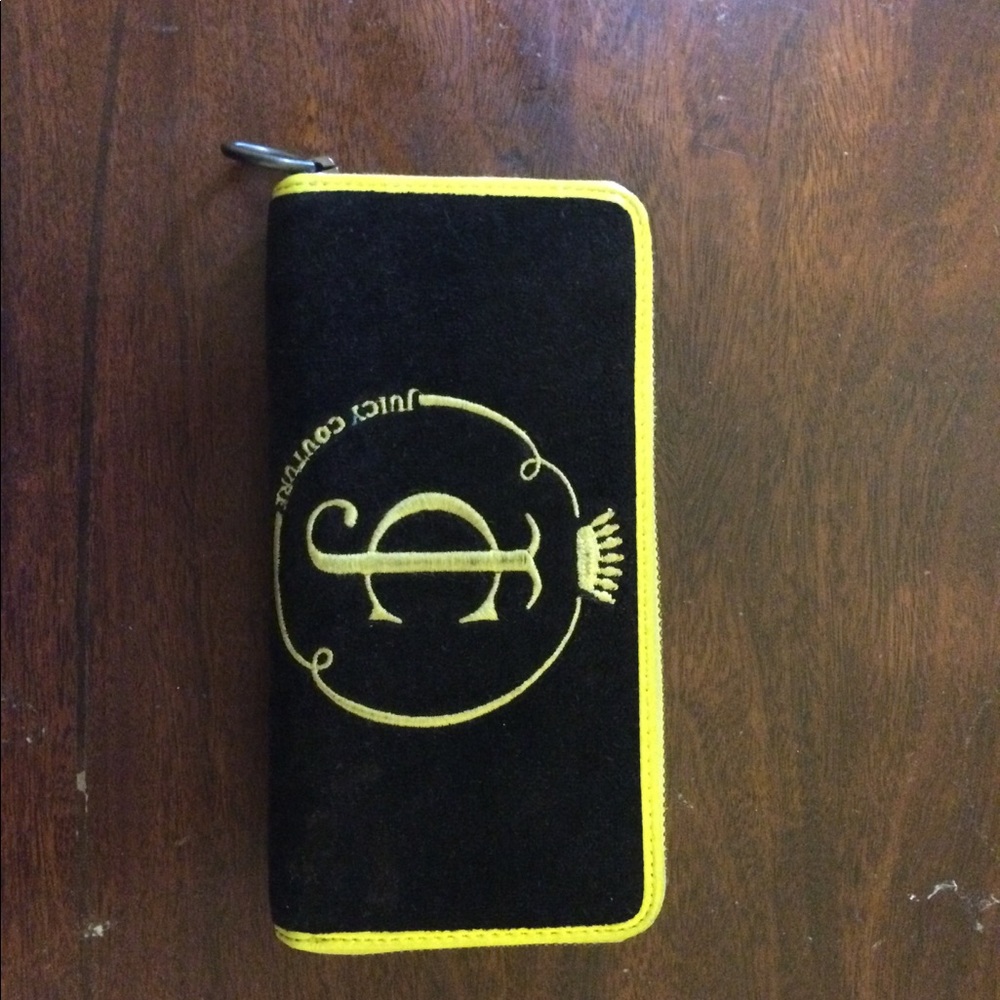 Authentic JUICY COUTURE  suede wallet